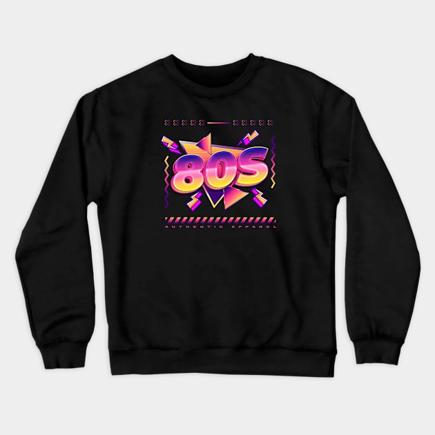 80s Synthwave/Retrowave/Vaporwave Crewneck Sweatshirt by Synthwave1950